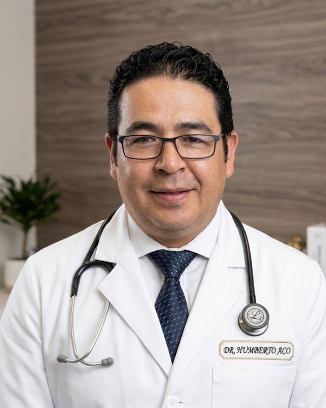Dr. Humberto Aco Jacobo, traumatólogo y ortopedista